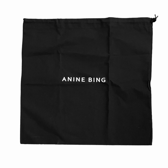 New! Anine Bing Black Duster Bag -size: 17.75” x 17.25" - Picture 2 of 6